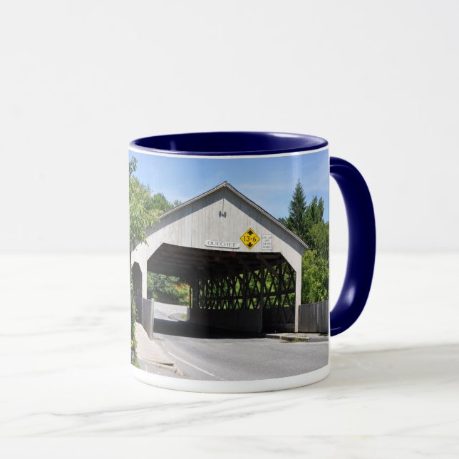 Quechee Gorge Covered Bridge - Tasse (VorderseiteRechts)