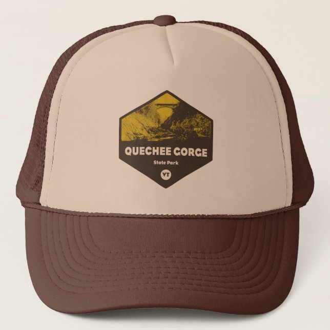 Quechee Gorge Staat Park Vermont Truckerkappe (Vorderseite)