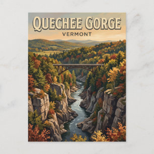 Quechee Gorge Vermont Postkarte