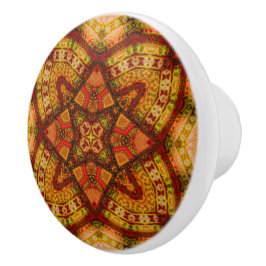 Quechua Mandala Taquina Gewohnheits-Griff Keramikknauf
