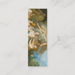 Quecksilber, der den Säugling Baccus an die Nymphe Mini Visitenkarte