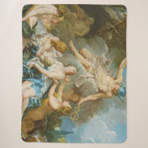 Quecksilber, der den Säugling Baccus an die Nymphe