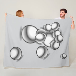QUECKSILBER Fleece-Decke! Fleecedecke
