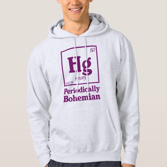 Quecksilber Hoodie (Vorderseite)