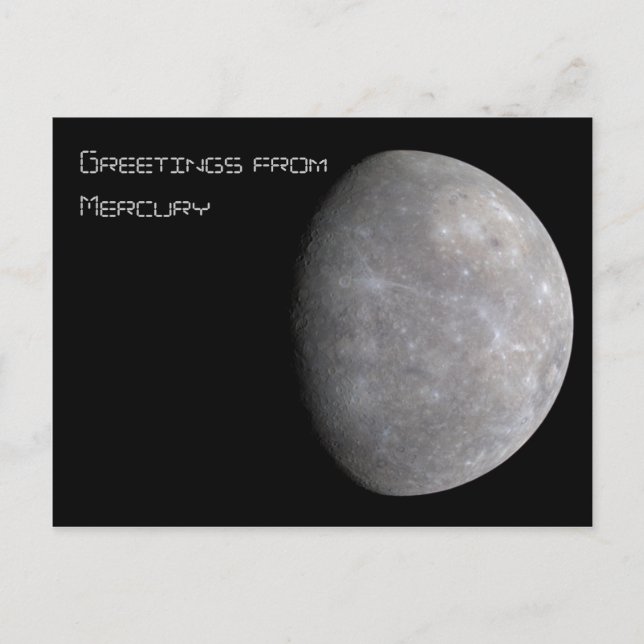 Quecksilber Postkarte (Vorderseite)