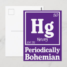 Quecksilber Postkarte