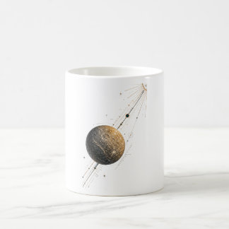 Quecksilber-Sengender-Transit-Himmelskörper-Tasse Kaffeetasse