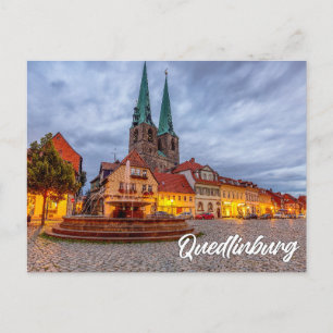 Quedlinburg, Deutschland Postkarte