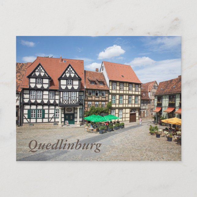 Quedlinburg Postkarte (Vorderseite)