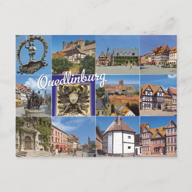 Quedlinburg - Postkarte (Vorderseite)