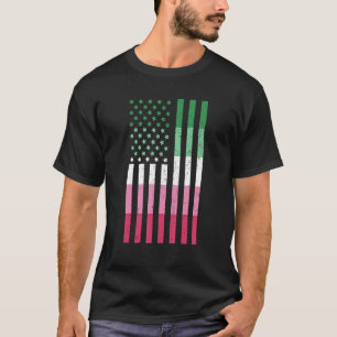 Quee Abrosexualität US-Flagge Bt Pride Patriotic T-Shirt