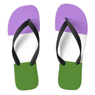 Quee Flagge Flip Flops