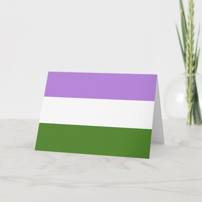 Quee Flagge Karte (Vorderseite)