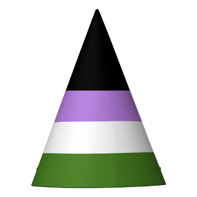 Quee Flagge Partyhütchen (Vorderseite)