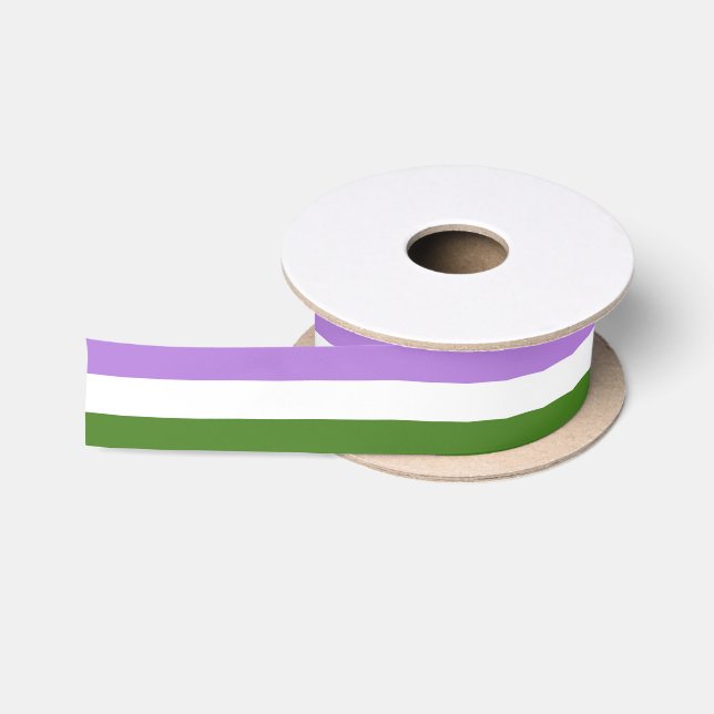 Quee Flagge Satinband (Spule)