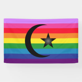 Quee moslemische Flagge Banner