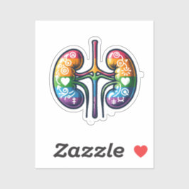 Quee Nieren Aufkleber