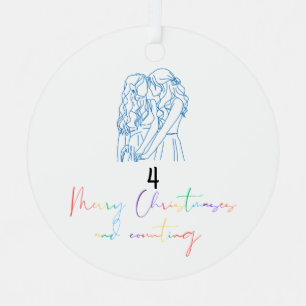 Quee Weihnachtsschmuck aus Lesbian (blau)