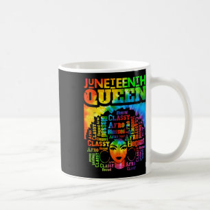 Queen Afro Melanin Black Girl Magic Women Gefärbte Kaffeetasse