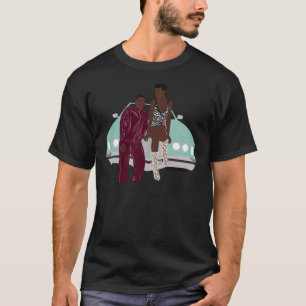 Queen &amp; Slim w Titre T-shirt classique