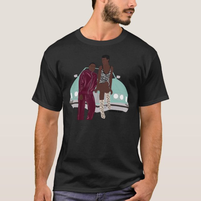 Queen &amp; Slim w Titre T-shirt classique (Devant)
