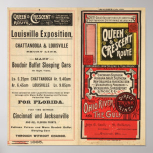 Queen and Crescent Route Poster