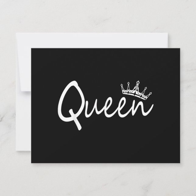 Queen and King Crown Matching Couple Design for Hi (Vorderseite)
