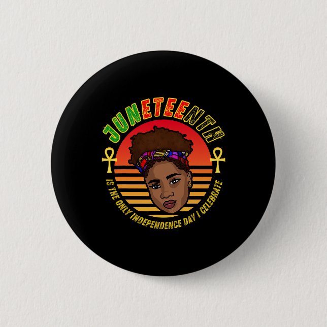 Queen Ankh Independence Day 1865 Juni 2023 Button (Vorderseite)