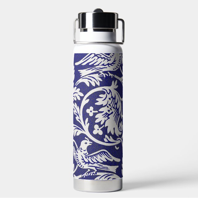 Queen-Anne-Muster, William Morris Trinkflasche (Hinten)
