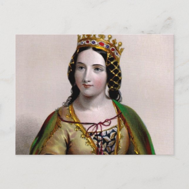 Queen Anne Neville Postkarte (Vorderseite)
