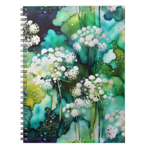Queen Anne's Lace Abstrakt Notizblock
