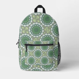 Queen Anne's Lace Abstrakt Spring Floral Elegant Bedruckter Rucksack
