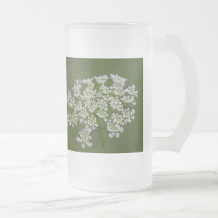 Queen Annes Lace Frosted Glass Bierkrug Mattglas Bierglas
