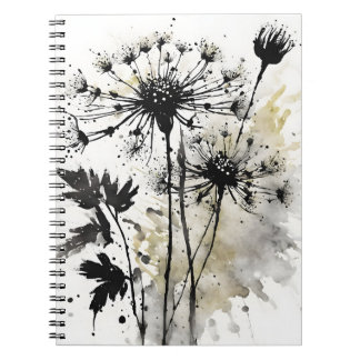 Queen Anne's Lace - Watercolor flowers Notizblock