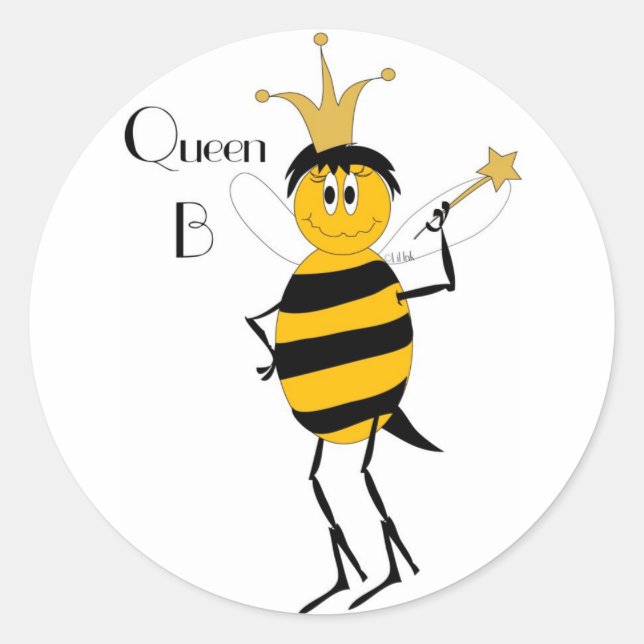 Queen B Sticker (Vorderseite)