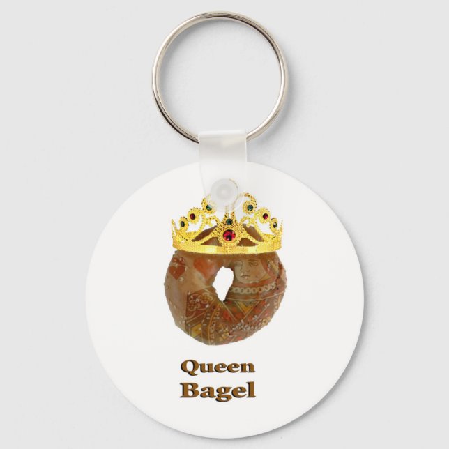 Queen Bagel Schlüsselanhänger (Vorderseite)