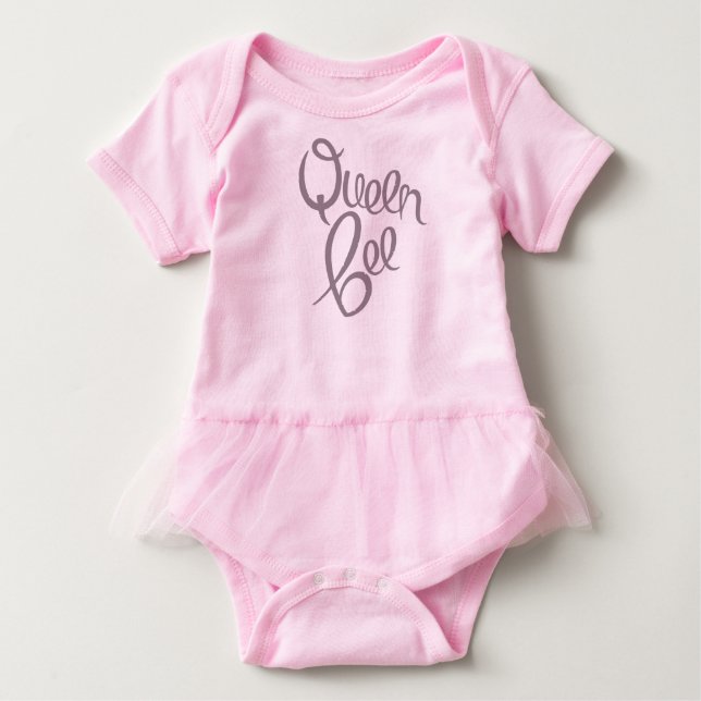 Queen Bee - Baby Tutu Baby T-shirt (Vorderseite)