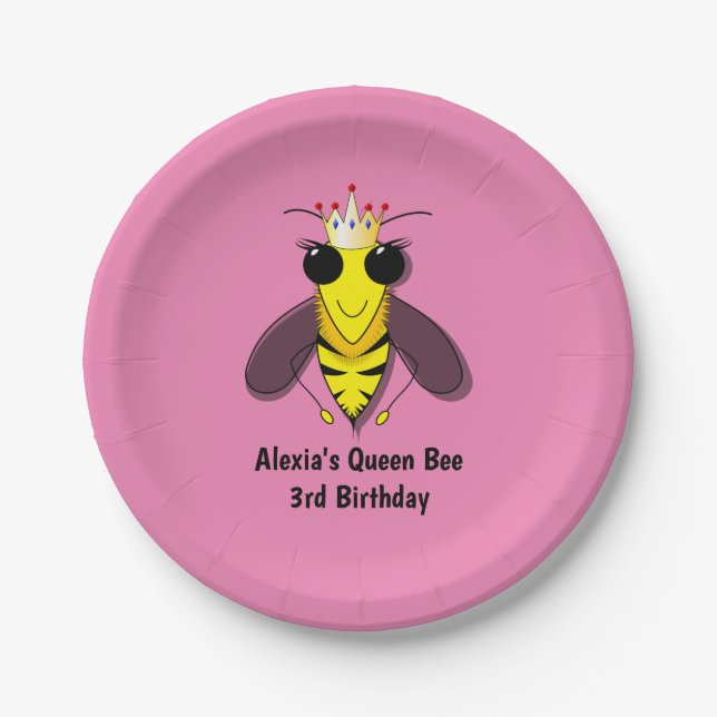  Queen Bee Birthday Paper Teller (Vorderseite)