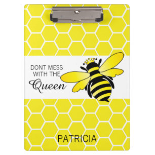 Queen Bee Clipboard Klemmbrett
