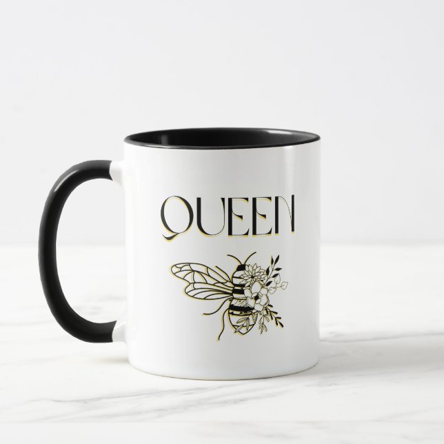 Queen Bee Coffee Tasse (Links)