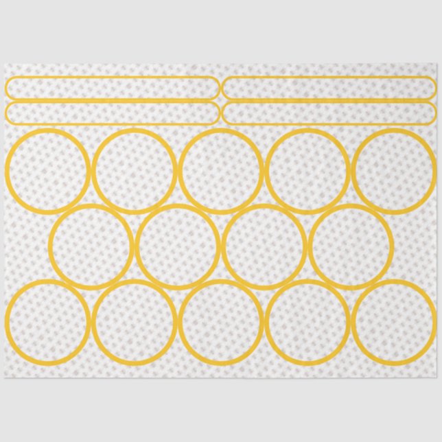 Queen Bee Dick Jar Topper Seidenpapier (Vorderseite)