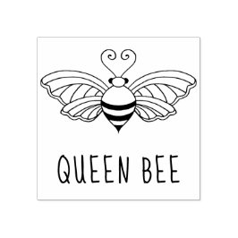 Queen Bee Gummistempel
