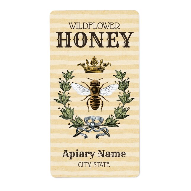 Queen Bee Honey Jar (Vorne)