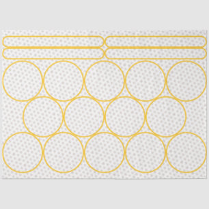 Queen Bee Honey Jar Lid Topper Seidenpapier
