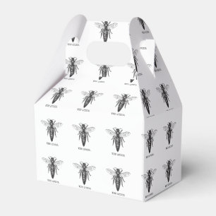 Queen Bee Illustration Classic Zeichnend Geschenkschachtel