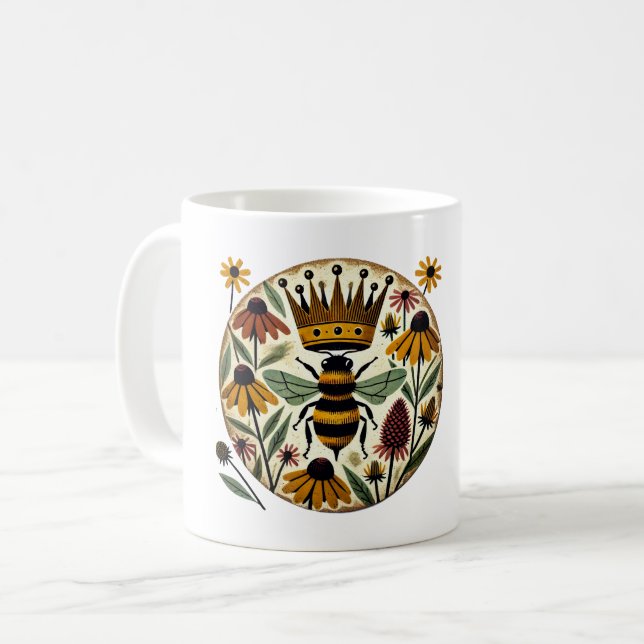 Queen Bee Kaffeetasse (Vorderseite Links)