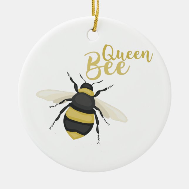 Queen Bee Keramik Ornament (Vorne)