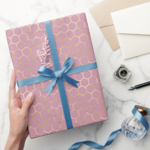 Queen Bee Muster Geschenkpapier
