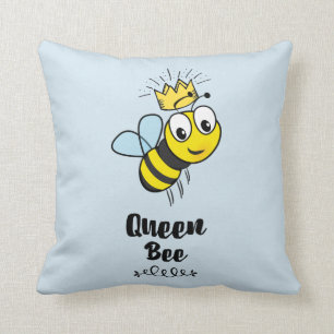 Queen Bee Niedliche Hummel mit Krone Kissen