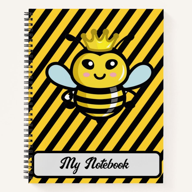 Queen Bee Notebook Notizbuch (Vorderseite)